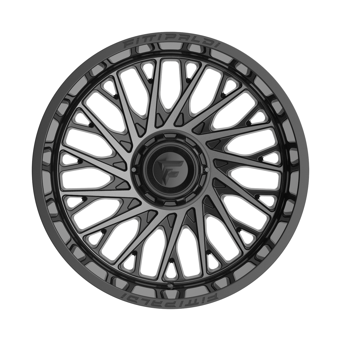 FITTIPALDI OFFROAD FA08MBDT 22X12, PCD 6X135/6X5.50, ET -44, CB 106.2-GLOSS BLACK MACHINED WITH DARK TINT