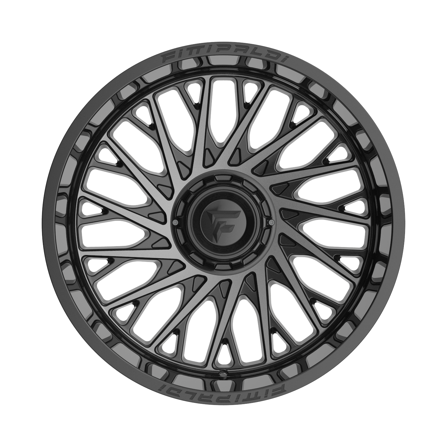 FITTIPALDI OFFROAD FA08MBDT 22X12, PCD 6X135/6X5.50, ET -44, CB 106.2-GLOSS BLACK MACHINED WITH DARK TINT
