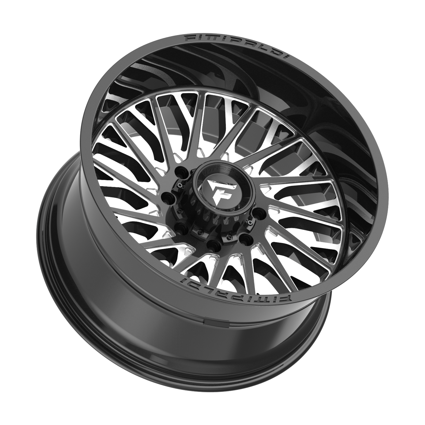 FITTIPALDI OFFROAD FA08BM 22X12, PCD 8X6.50, ET -44, CB 125.2-GLOSS BLACK MILLED