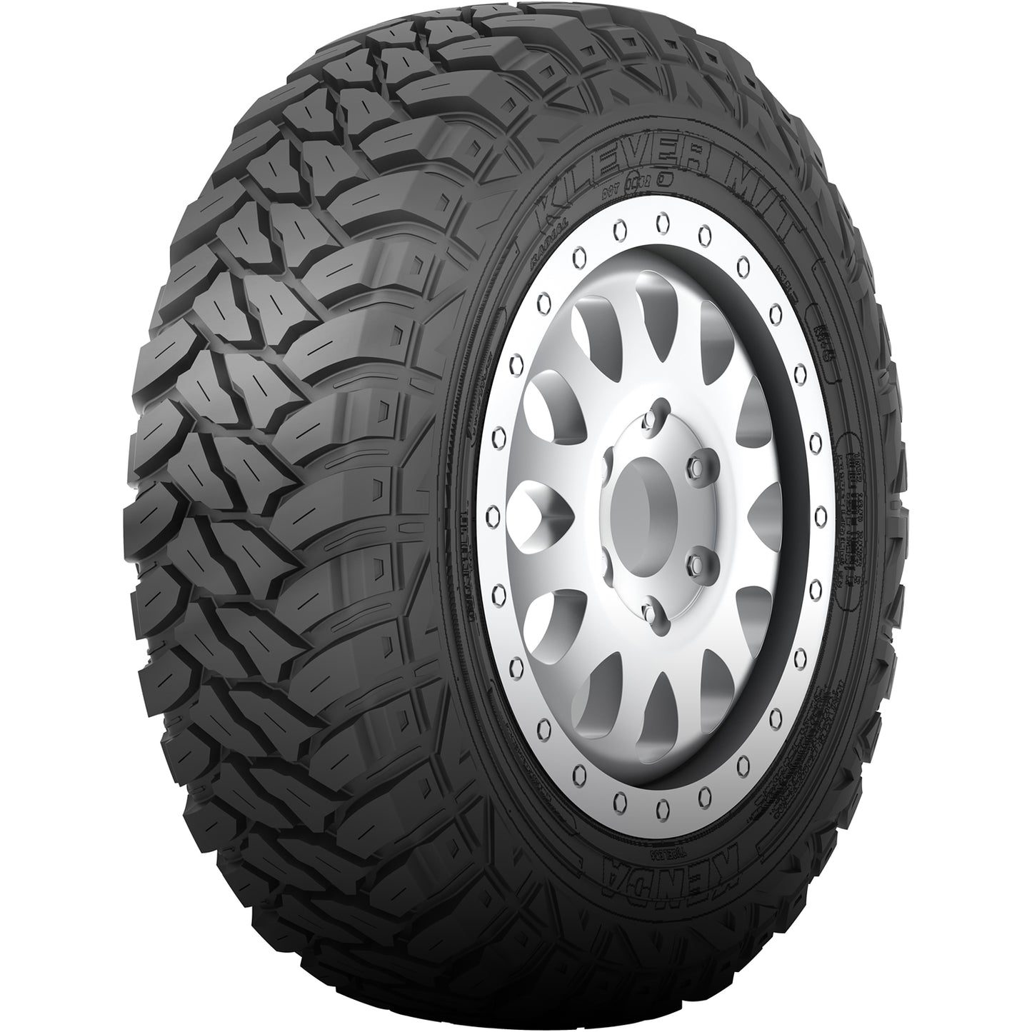 LT245/75R16 KENDA M/T KR29 3-PLY SW OWL