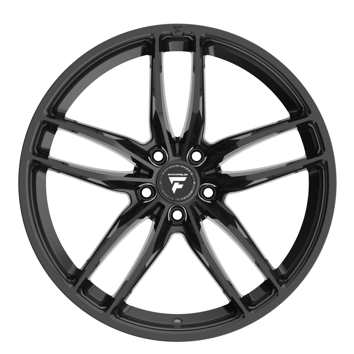 FITTIPALDI 361B 20X8.5 +38 5X4.50 Gloss Black