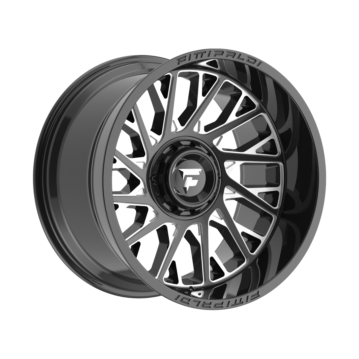 FITTIPALDI OFFROAD FA08BM 20X12, PCD 6X135/6X5.50, ET -44, CB 106.2-GLOSS BLACK MILLED