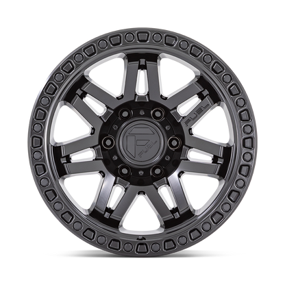 Fuel 1PC D810 SYNDICATE 17X9 1 5X127 BLACKOUT