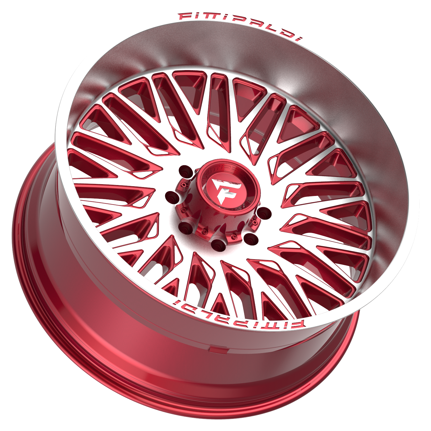 FITTIPALDI OFFROAD FA07MR 26X12, PCD 8X6.50, ET -44, CB 125.2-GLOSS RED MACHINED