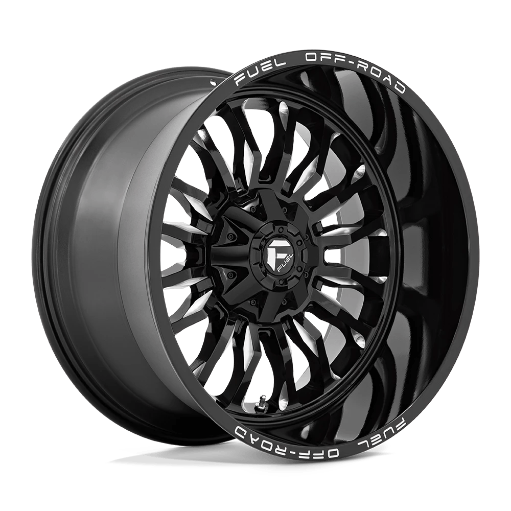 Fuel 1PC D795 ARC 22X12 -44 5X114.3/5X127/5X4.5/5.0 Gloss Black Milled