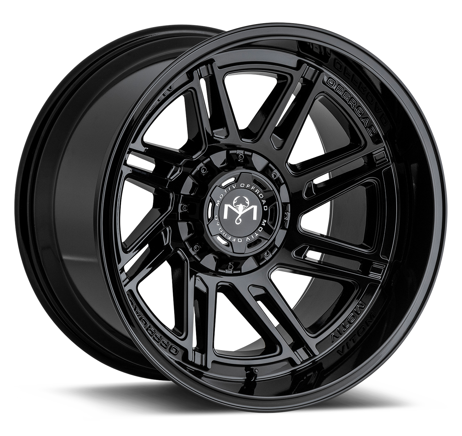 Motiv Off Road MILLENIUM 22X10 -12 8X180 Gloss Black