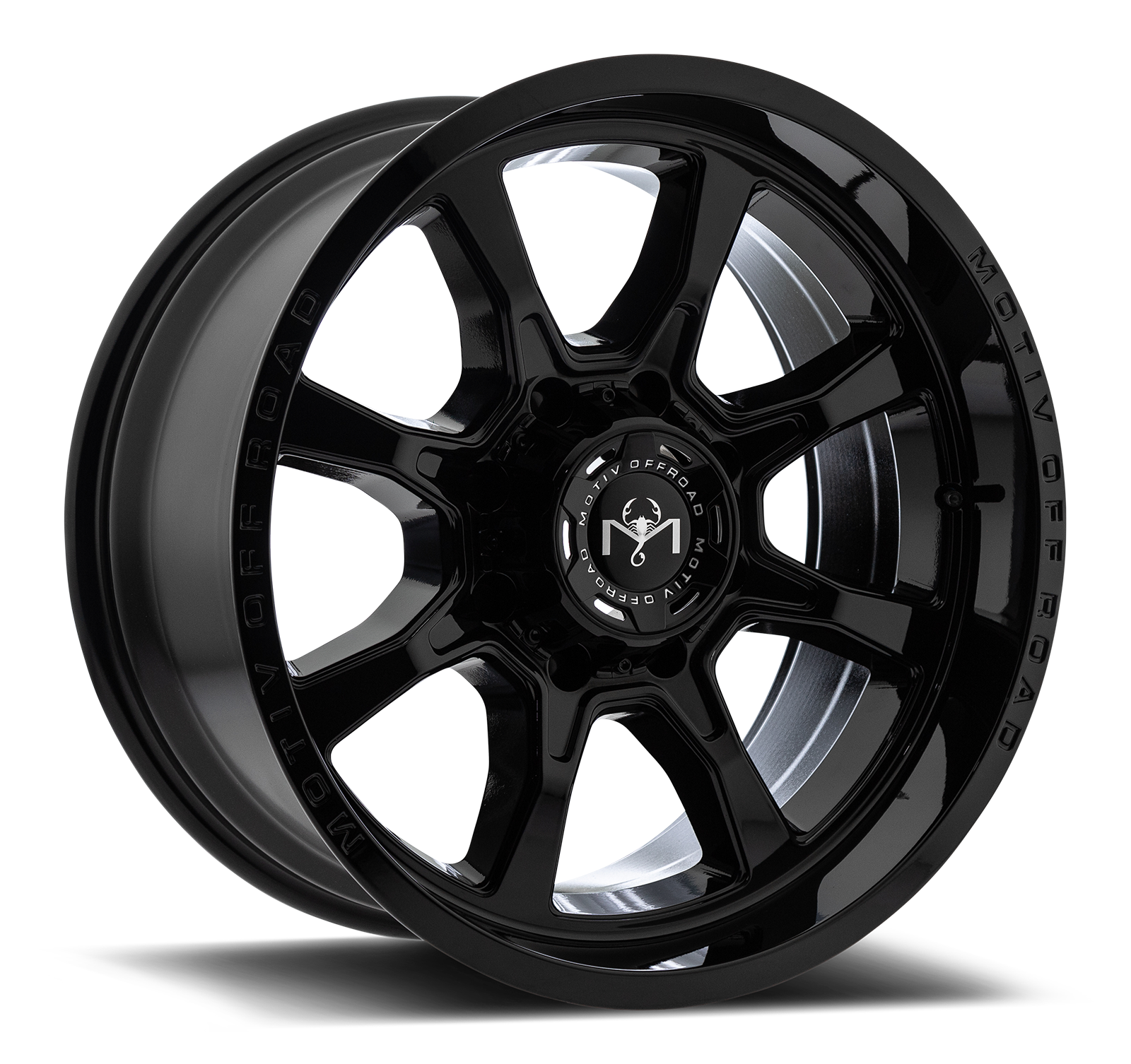 Motiv Off Road GLOCK 20X9 +00 5X4.50/5X5 Gloss Black with Lip Logo