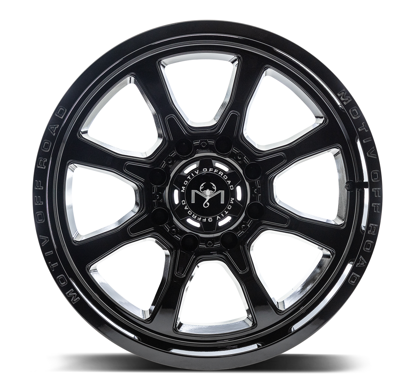 Motiv Off Road GLOCK 20X9 +00 5X4.50/5X5 Gloss Black with Lip Logo