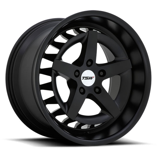 TSW DEGNER 18X8.5 40 5X114.3 SEMI GLOSS BLACK