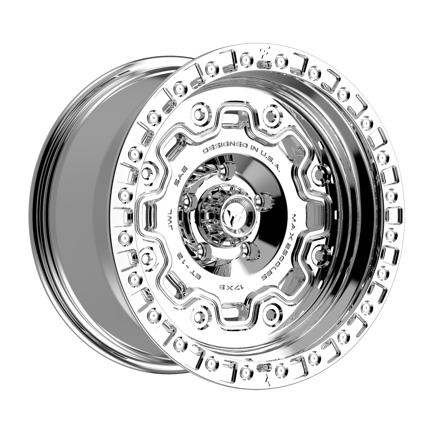 FITTIPALDI OFFROAD FT101MC 17X9, PCD 5X5.00, ET -12, CB 71.5-MIRROR COAT