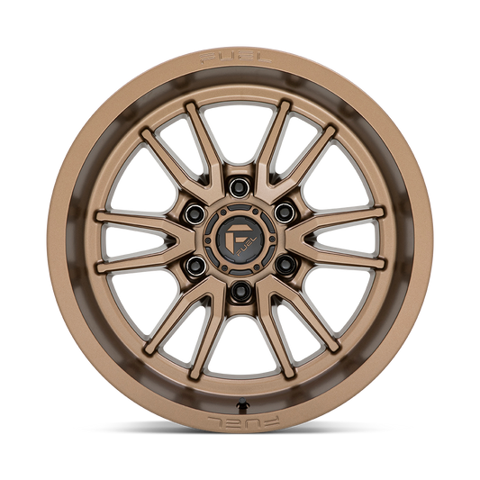 Fuel 1PC D788 CLASH 18X9 -12 6X139.7/6X5.5 Bronze
