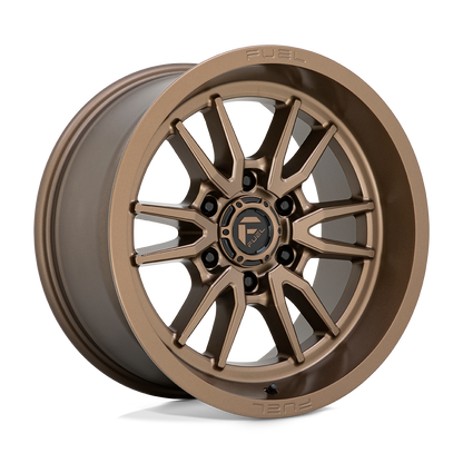 Fuel 1PC D788 CLASH 20X9 1 6X139.7/6X5.5 Bronze