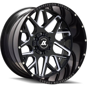 AXE Compression Forged Off-Road AX5.0 24x12 -44 8x165.1 (8x6.5) Gloss Black Milled