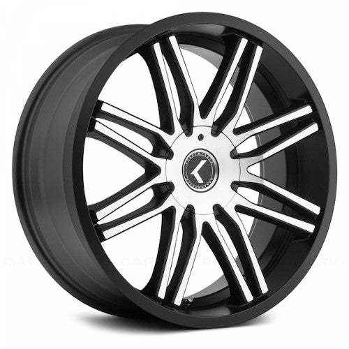 KRAZE CRAY KR141 20X8.5 35 5x110/5x115 BLACK/MACHINED