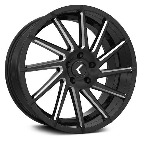 KRAZE SPINNER KR181 20X8.5 40 5x120 BLACK/MILLED
