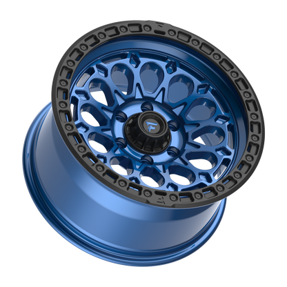 FITTIPALDI OFFROAD FT101BLB 17X9, PCD 6X135, ET -12, CB 87.1-GLOSS BLUE WITH SATIN BLACK RING