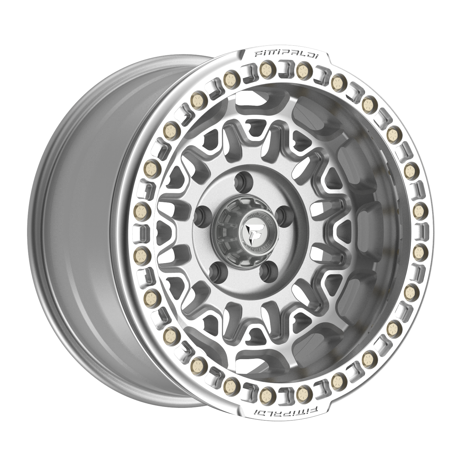 FITTIPALDI FB150M 17X9, PCD 5X5.00, ET -15, CB 71.5-MACHINED SILVER