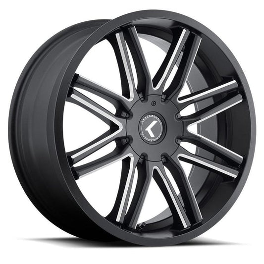 KRAZE CRAY KR141 20X8.5 35 5x114.3/5x120 BLACK/MACHINED
