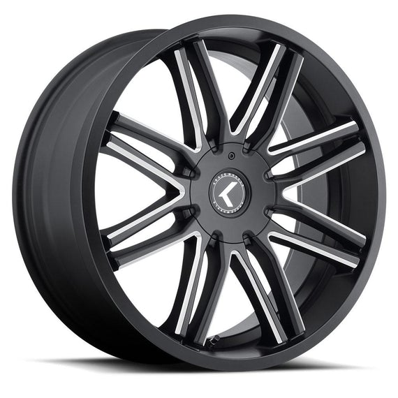 KRAZE CRAY KR141 20X8.5 35 5x110/5x115 BLACK/MILLED