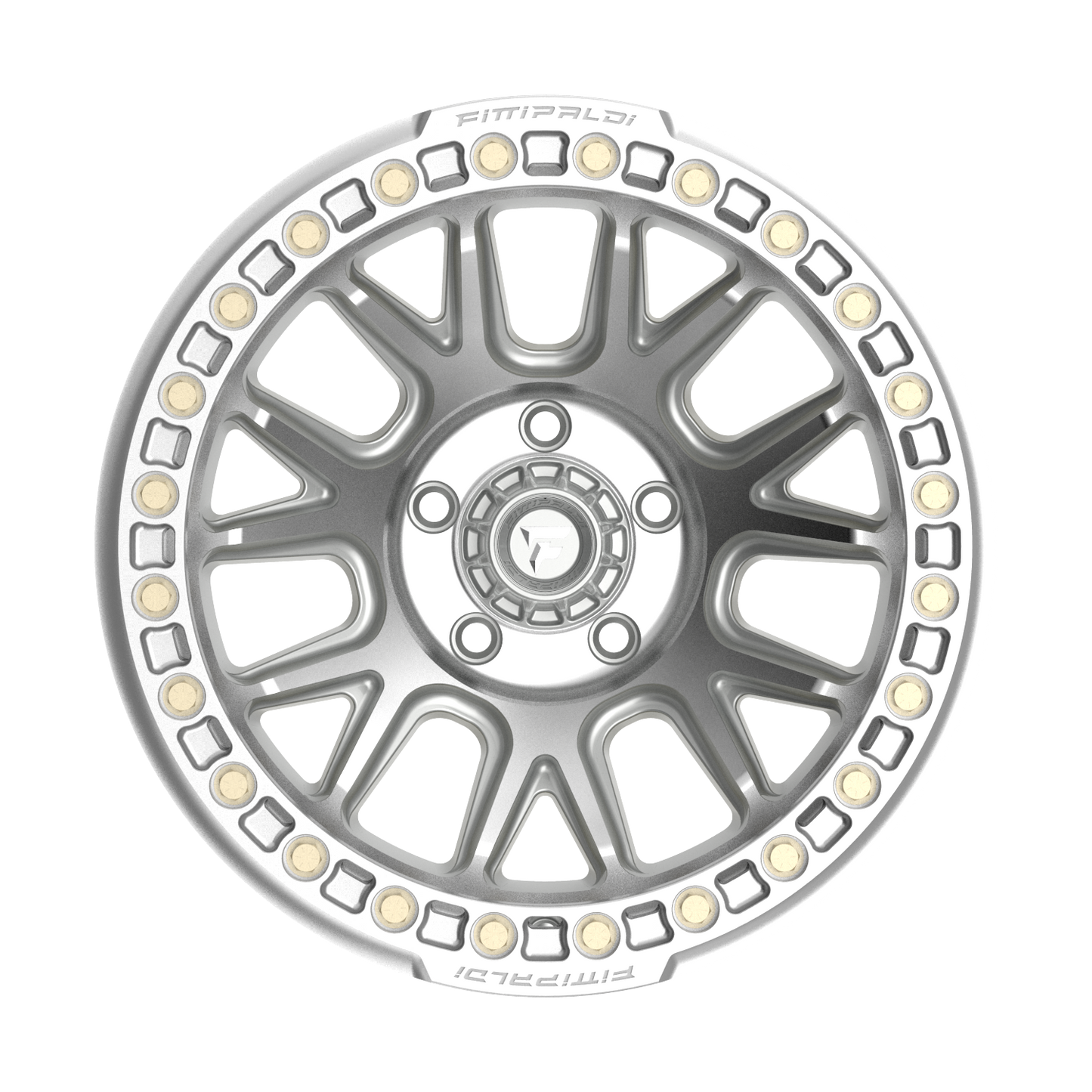 FITTIPALDI FB151M 17X9, PCD 5X5.00, ET -38, CB 71.5-MACHINED SILVER