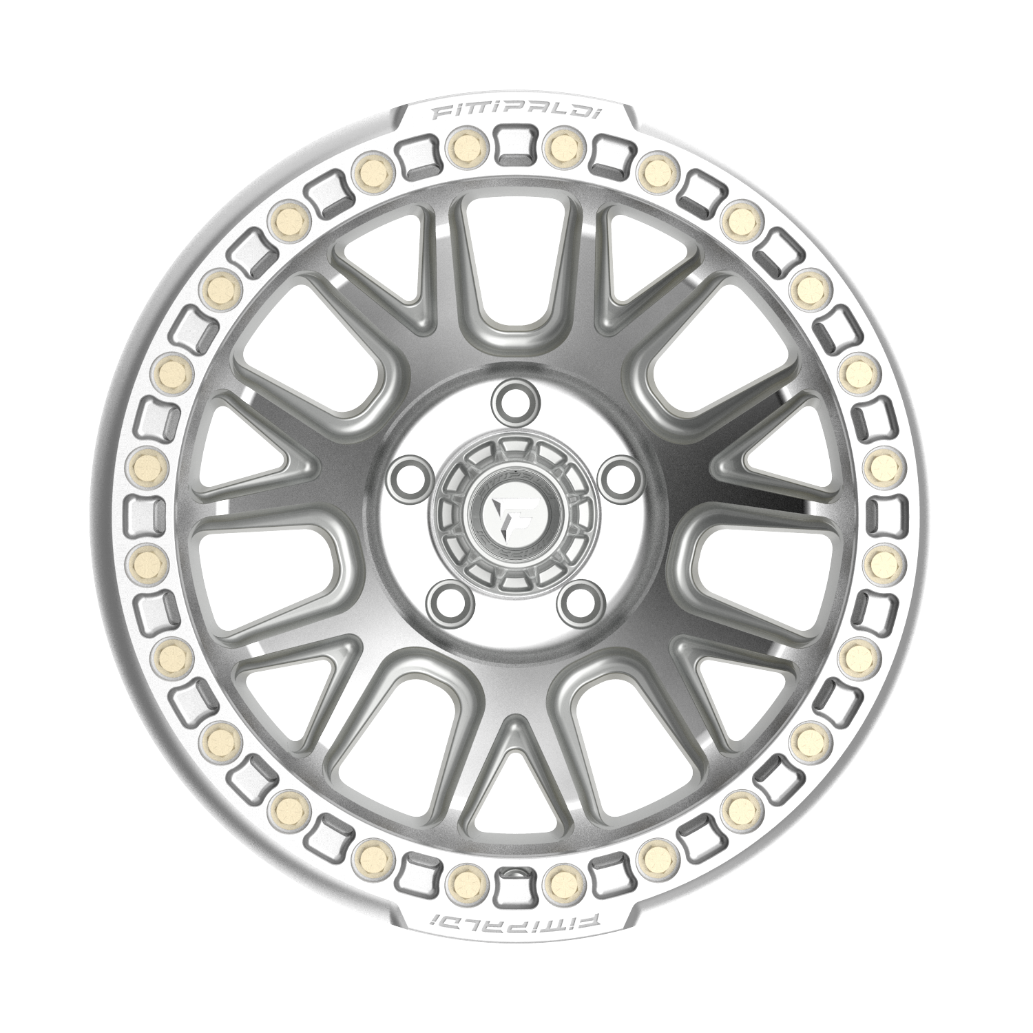 FITTIPALDI FB151M 17X9, PCD 5X5.00, ET -38, CB 71.5-MACHINED SILVER