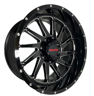 Offroad Disaster D01 20x10 -12 5x139.7/5x150 Gloss Black Milled