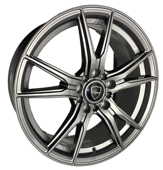 Elegant E001 17x7 35 5x108/5x114.3 Gun Metal