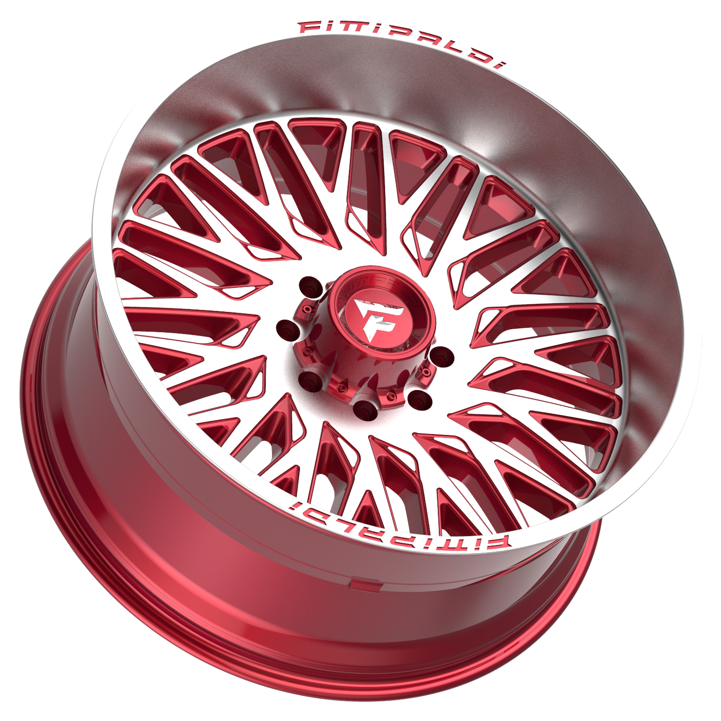 FITTIPALDI OFFROAD FA07MR 26X12, PCD 8X170, ET -44, CB 125.2-GLOSS RED MACHINED