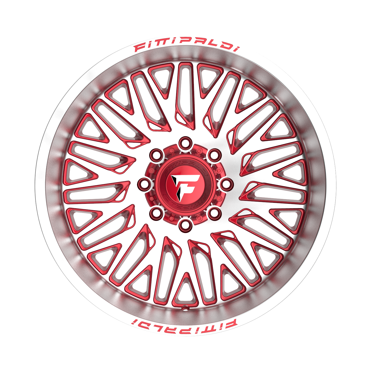 FITTIPALDI OFFROAD FA07MR 22X12, PCD 8X170, ET -44, CB 125.2-GLOSS RED MACHINED
