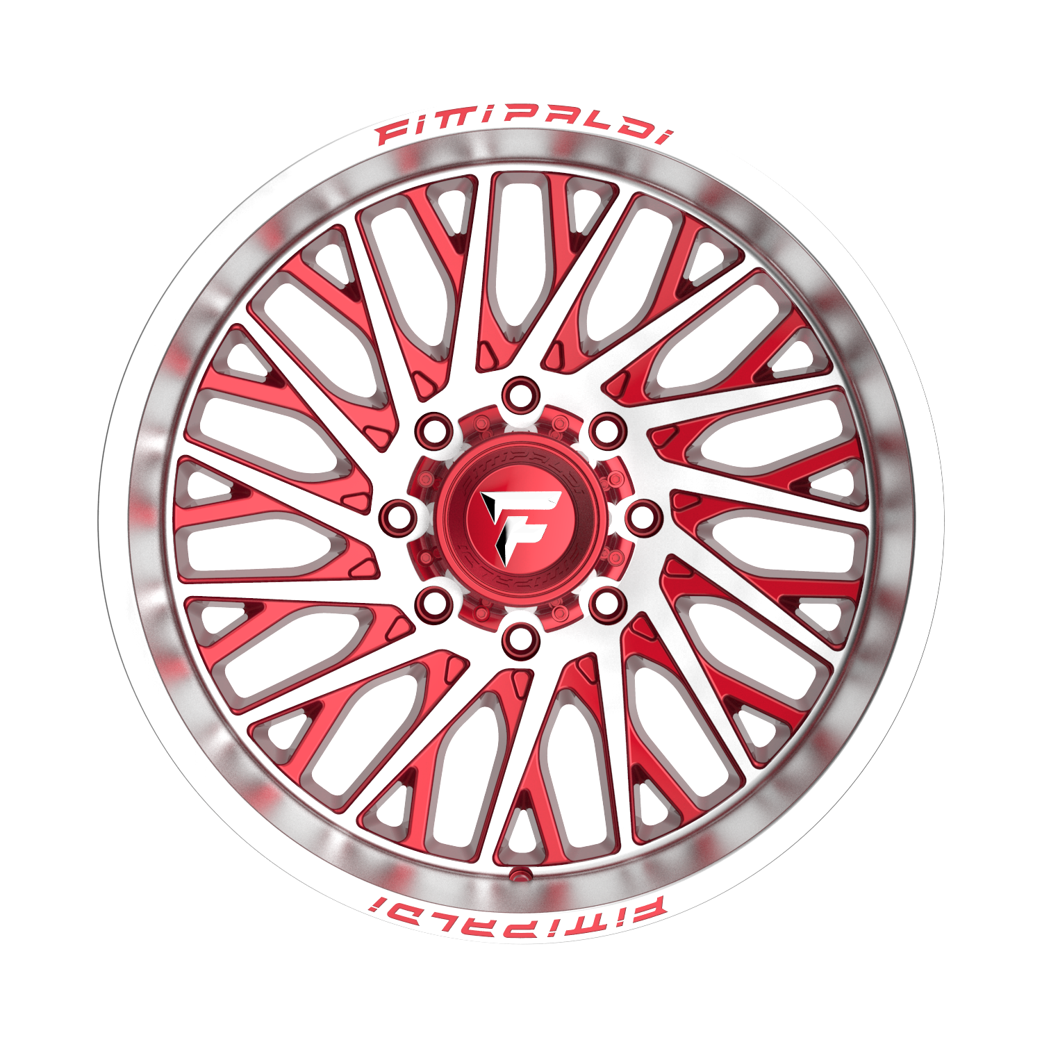 FITTIPALDI OFFROAD FA08MR 22X12, PCD 8X170, ET -44, CB 125.2-GLOSS RED MACHINED
