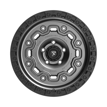 FITTIPALDI OFFROAD FT100AB 17X9, PCD 5X5.00, ET -12, CB 71.5-SATIN ANTHRACITE BLACK RING