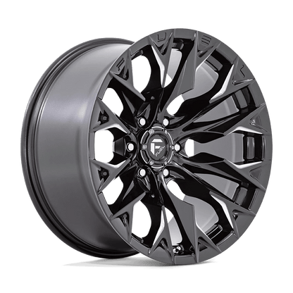 Fuel 1PC D803 FLAME 20X10 -18 6X139.7 GLOSS BLACK MILLED