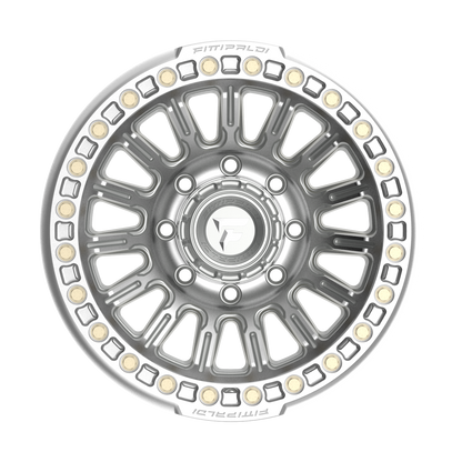 FITTIPALDI FB152M 17X9, PCD 8X6.50, ET -38, CB 125.2-MACHINED SILVER