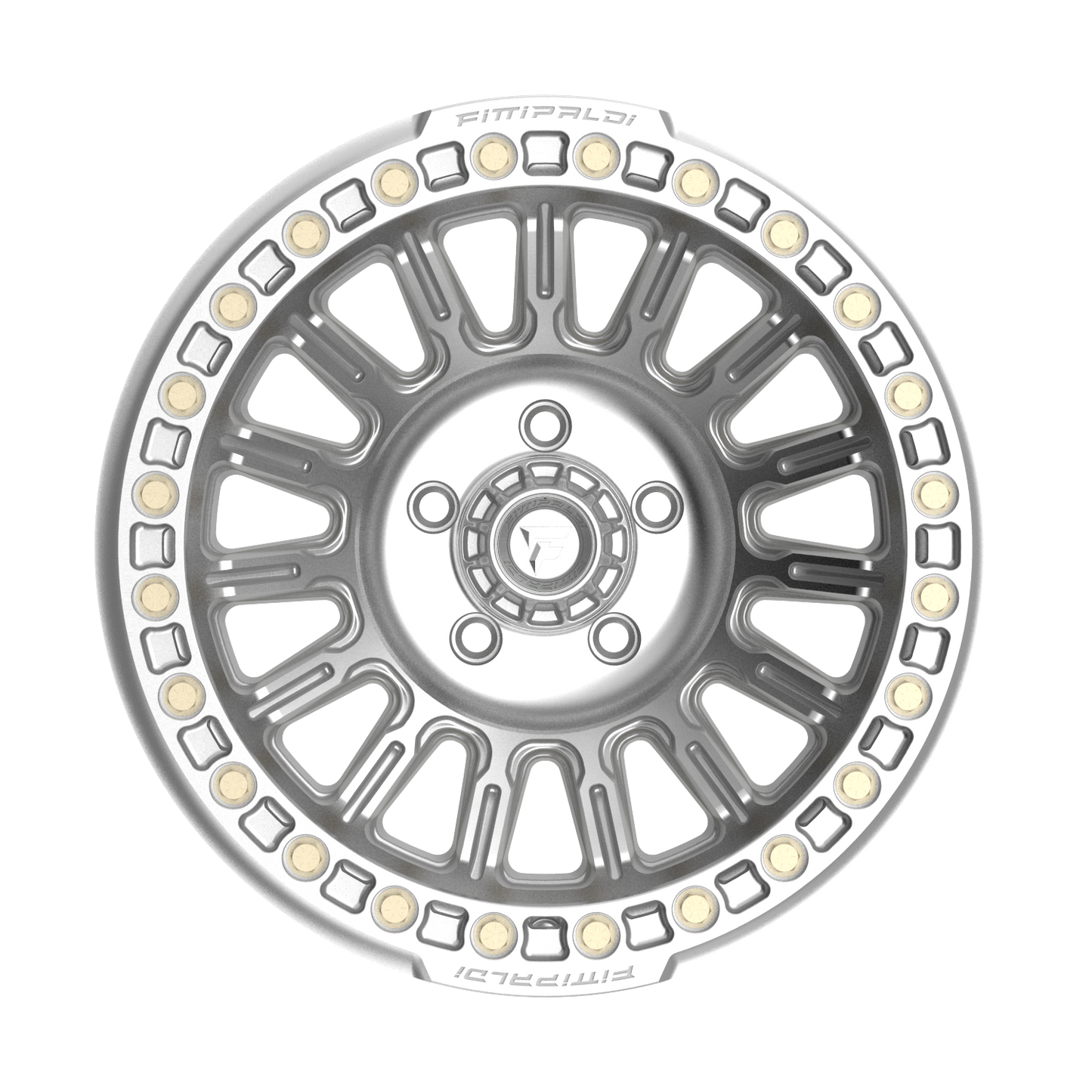 FITTIPALDI FB152M 17X9, PCD 5X5.00, ET -38, CB 71.5-MACHINED SILVER