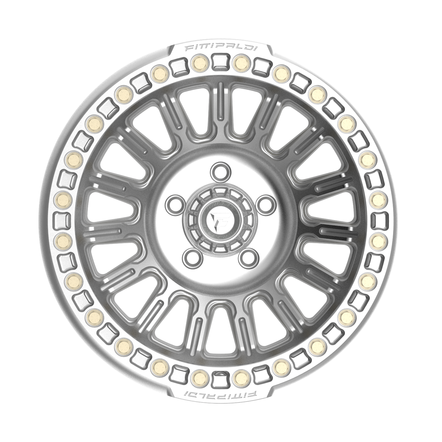 FITTIPALDI FB152M 17X9, PCD 5X5.00, ET -38, CB 71.5-MACHINED SILVER