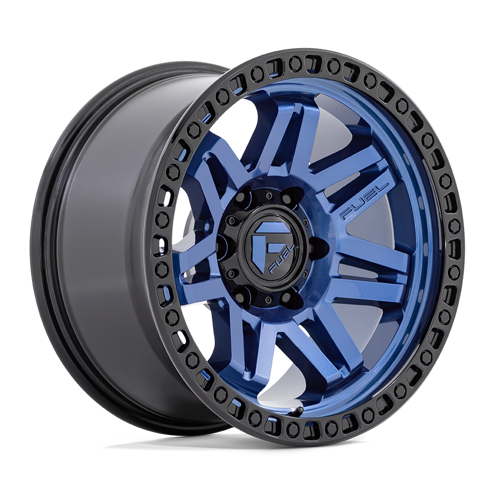 Fuel 1PC D813 SYNDICATE 17X9 1 6X139.7 DARK BLUE WITH BLACK RING