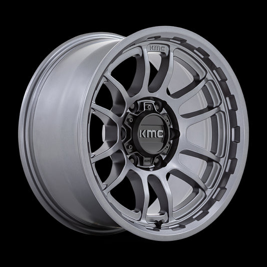 KMC KM727 WRATH 17X8.5 -10 5X127/5X5.0 MATTE ANTHRACITE