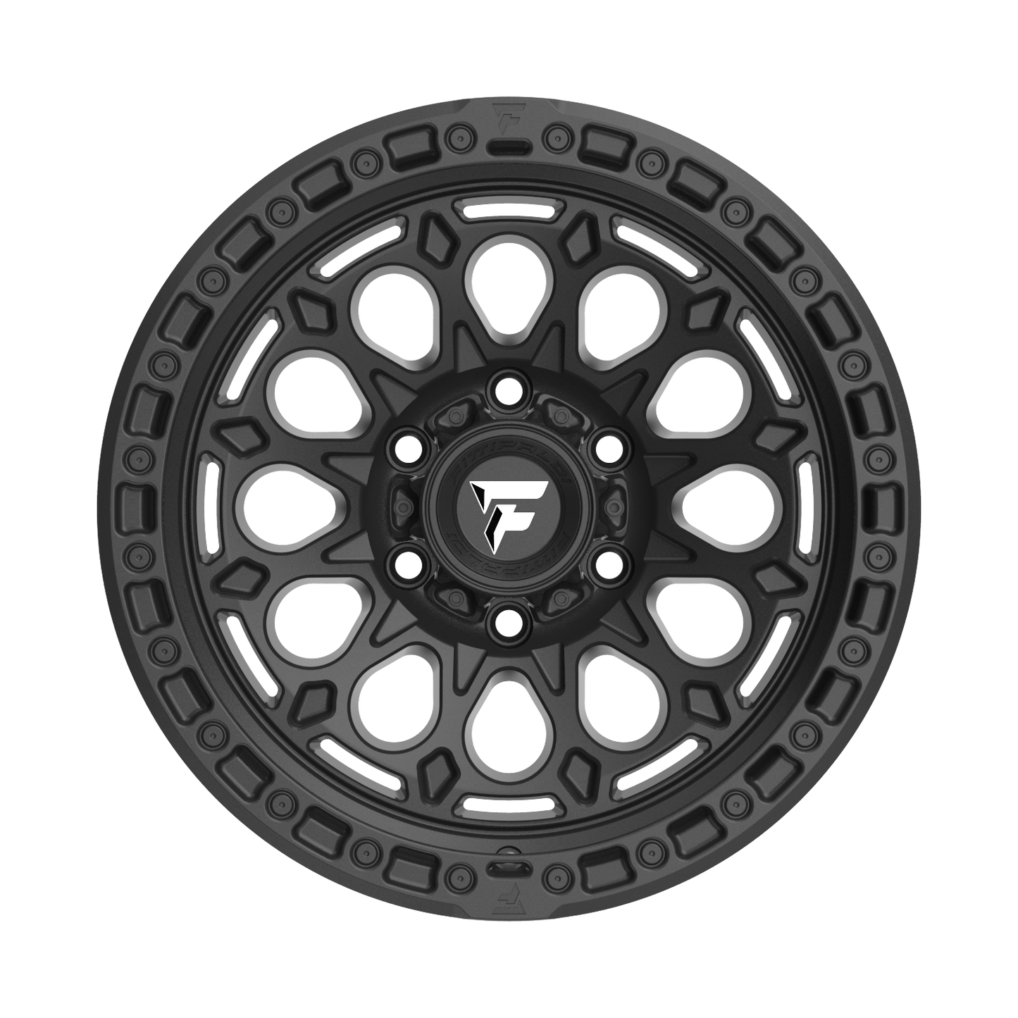 FITTIPALDI OFFROAD FT101SB 17X9, PCD 6X5.50, ET -12, CB 106.2-SATIN BLACK