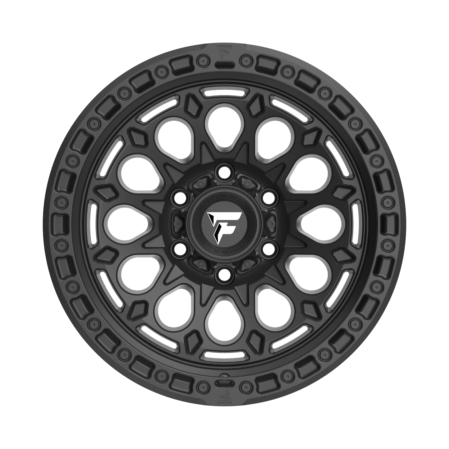 FITTIPALDI OFFROAD FT101SB 17X9, PCD 6X5.50, ET -12, CB 106.2-SATIN BLACK