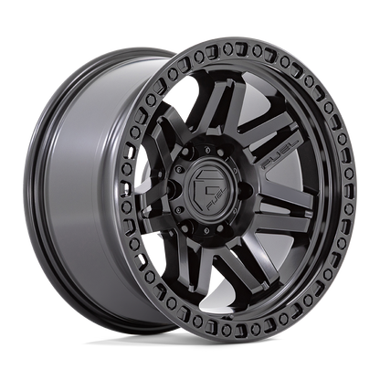 Fuel 1PC D810 SYNDICATE 17X9 1 5X127 BLACKOUT