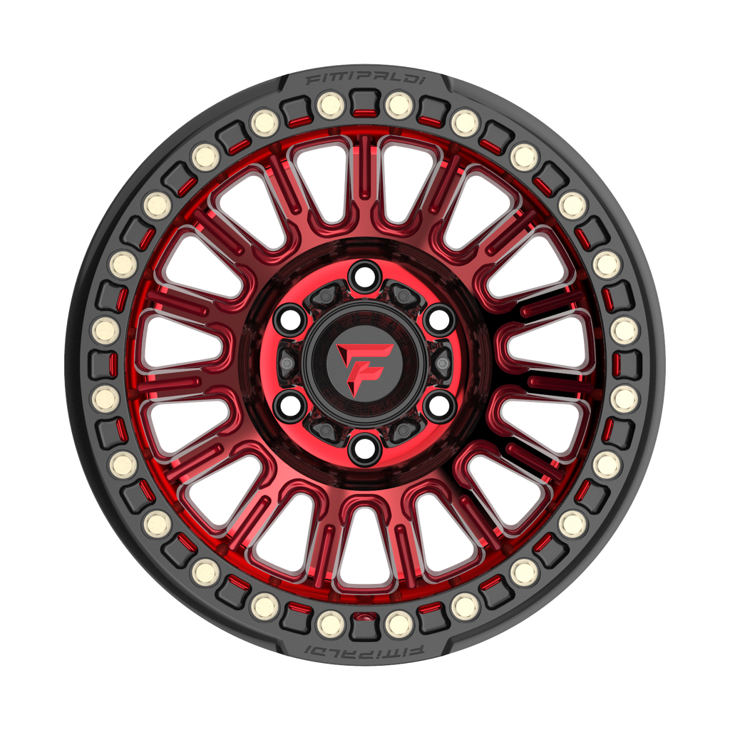 FITTIPALDI FB152R 17X9, PCD 6X5.50, ET -38, CB 106.2-METALLIC RED WITH RED TINT