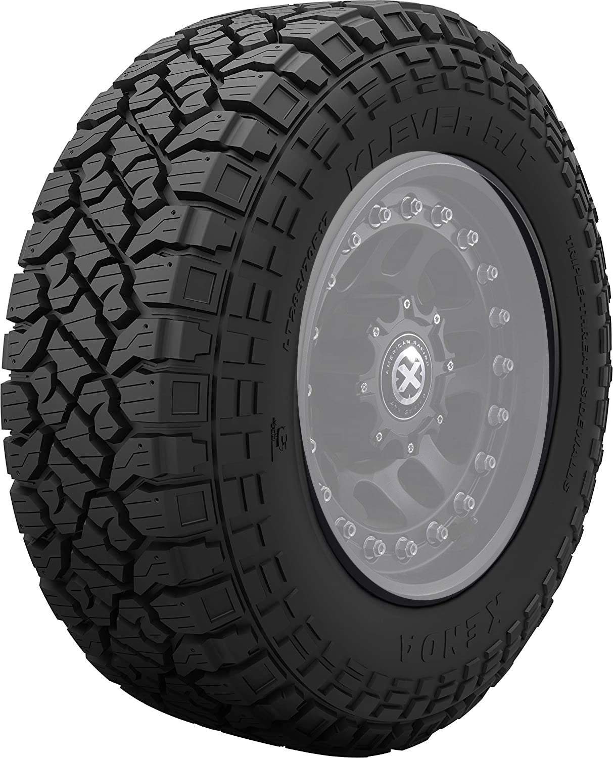 XF-8 20x10 -19 6x139.7 (6x5.5) Chrome With 35x12.50R20 Kenda KR601 Packages