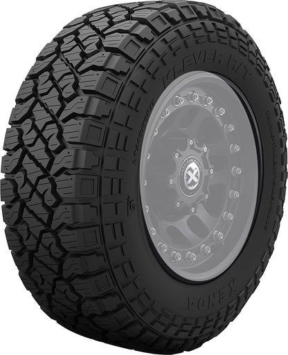 XF-8 20x10 -19 6x139.7 (6x5.5) Chrome With 35x12.50R20 Kenda KR601 Packages