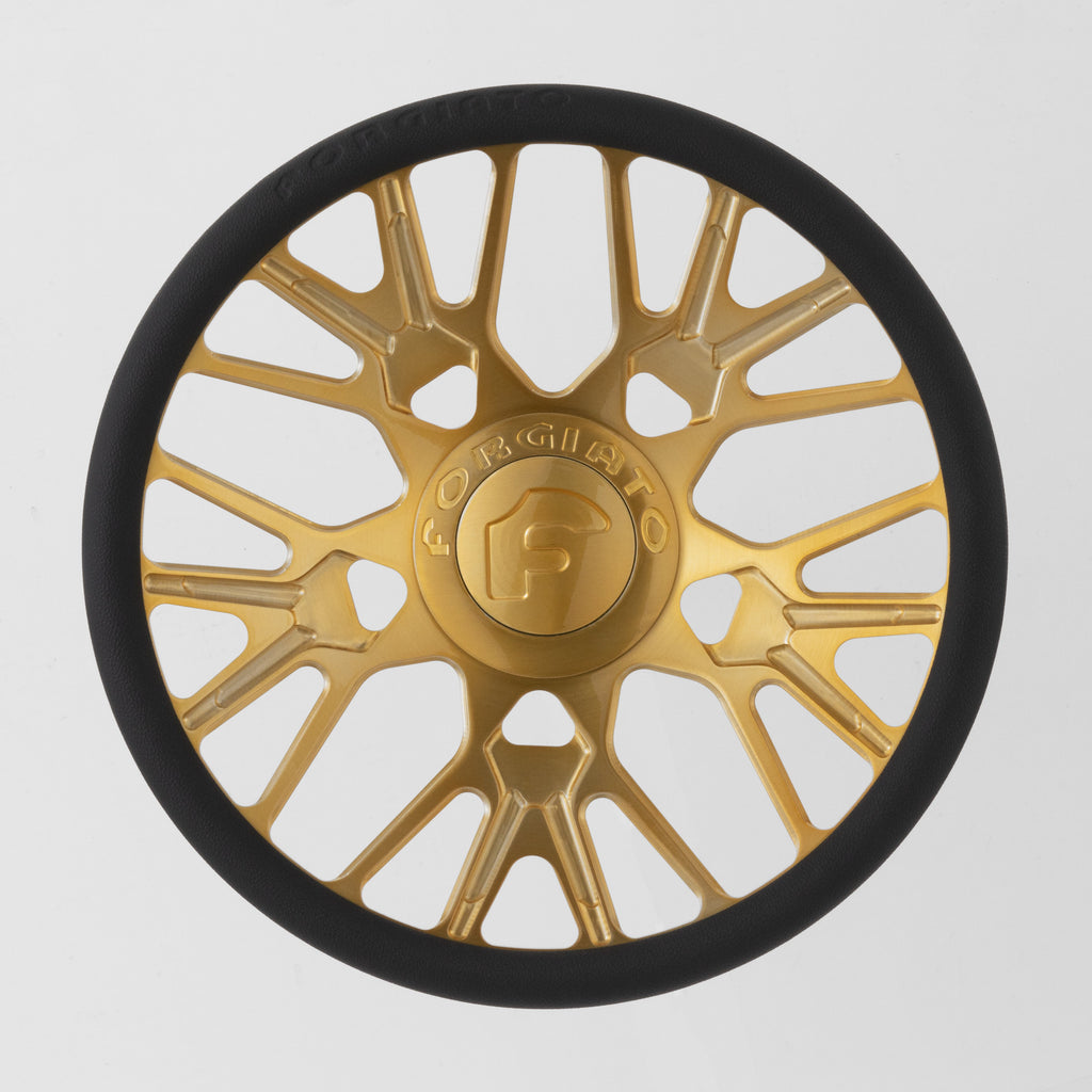 Fratello Steering Wheel (Brushed Gold)