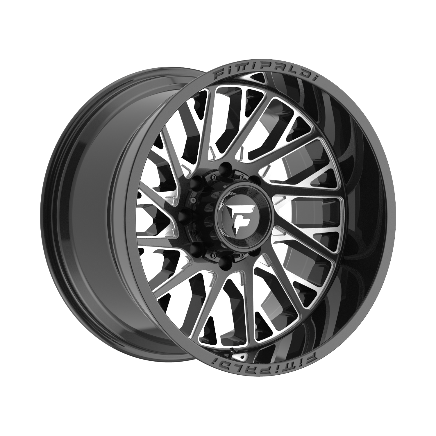 FITTIPALDI OFFROAD FA08BM 20X12, PCD 8X170, ET -44, CB 125.2-GLOSS BLACK MILLED