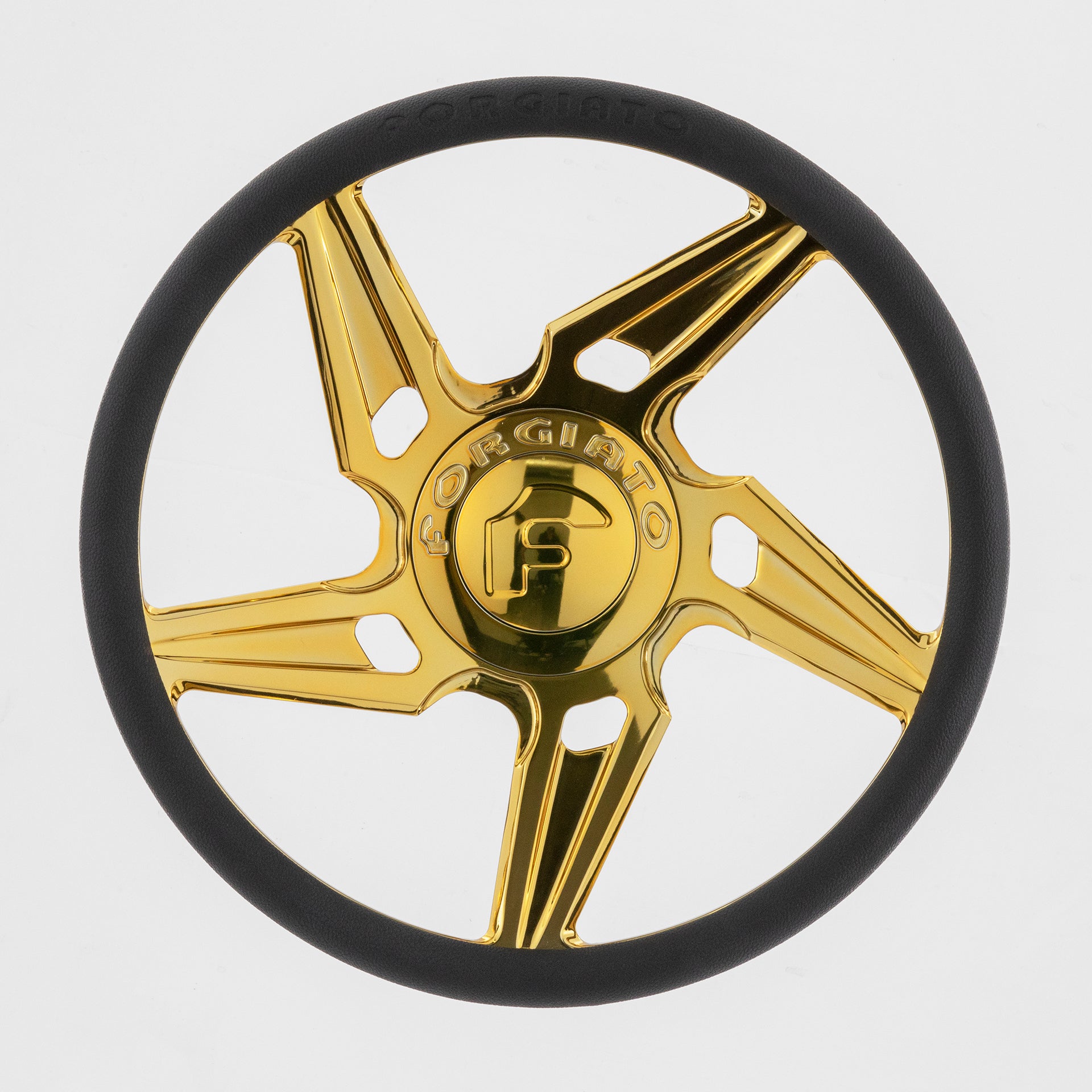 Fessuri Steering Wheel (Chrome Gold)
