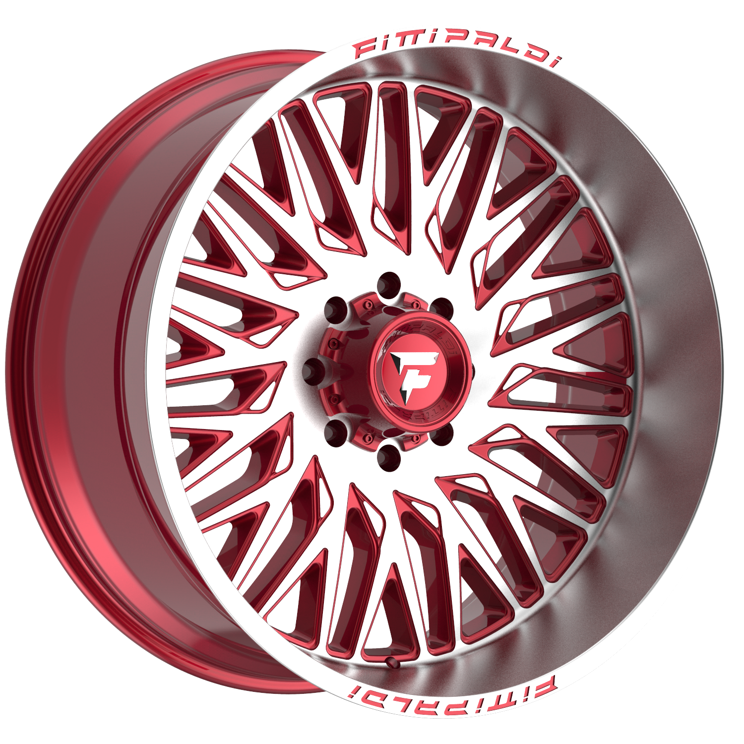 FITTIPALDI OFFROAD FA07MR 26X12, PCD 8X6.50, ET -44, CB 125.2-GLOSS RED MACHINED