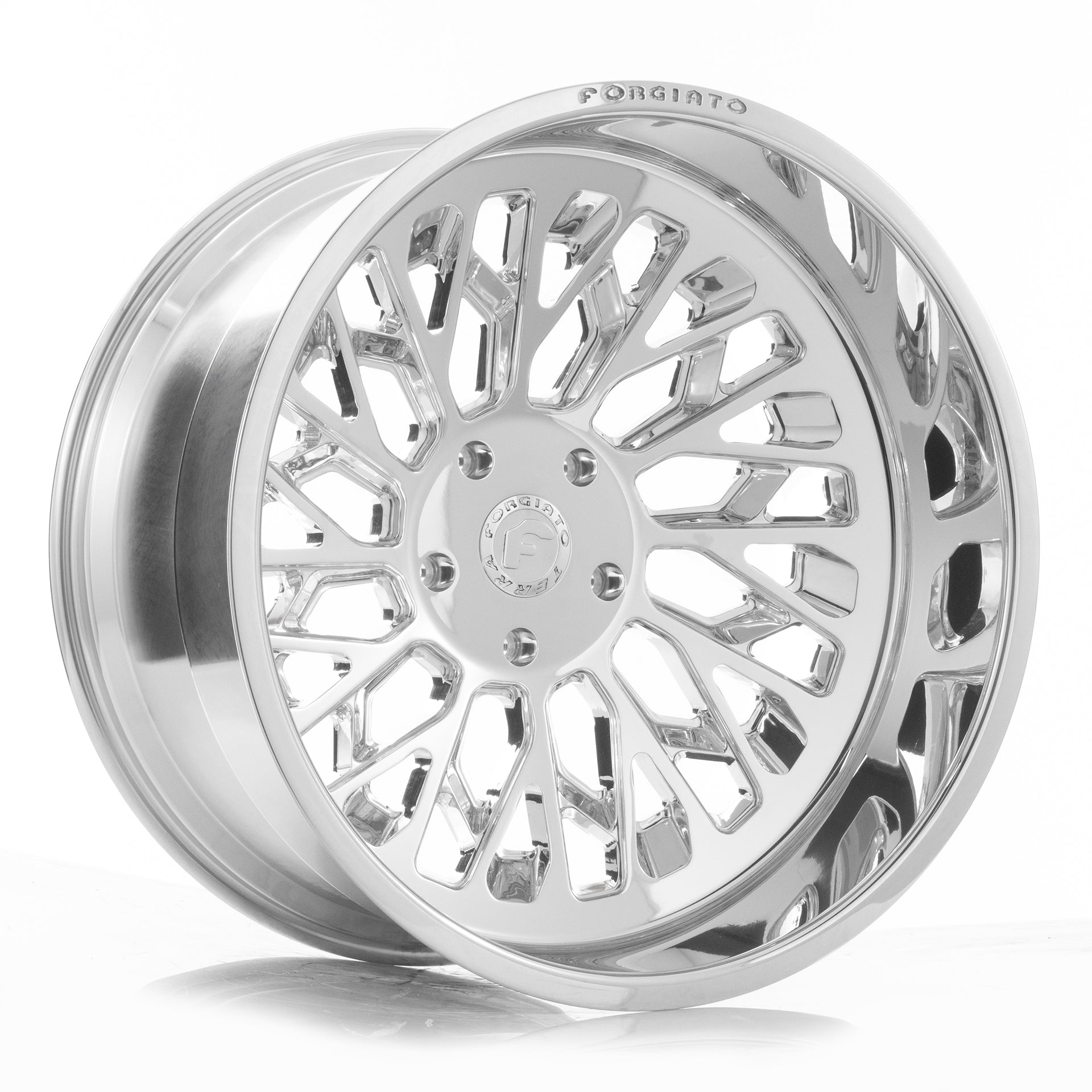 24x14 -76 5x150 Set of 4 Forgiato TXC 107 High Polished for Toyota Tundra - Wheels | Rims