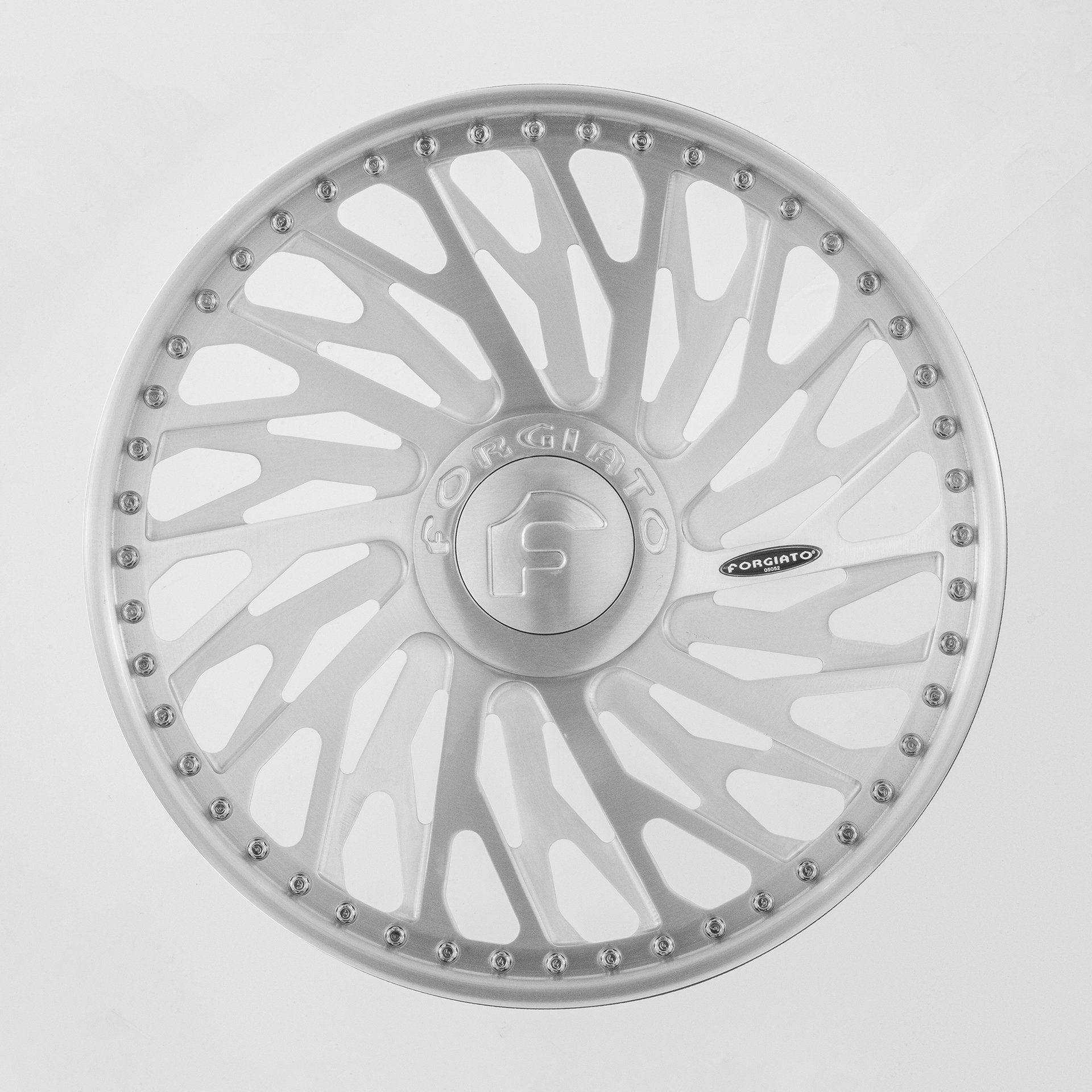 Forgiato Biaforca Steering Wheel w/ Bolts Brushed