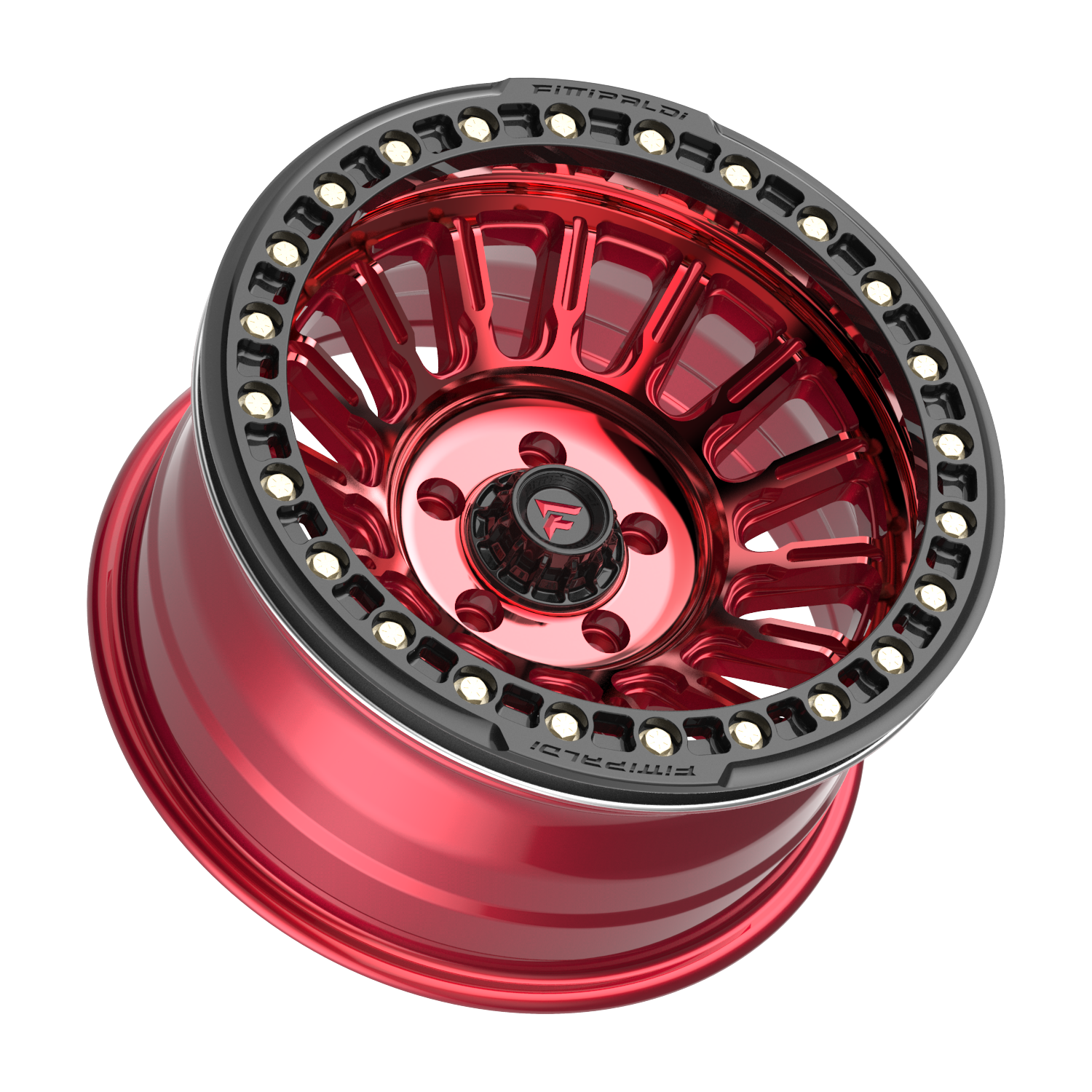 FITTIPALDI FB152R 17X9, PCD 5X5.00, ET -38, CB 71.5-METALLIC RED WITH RED TINT